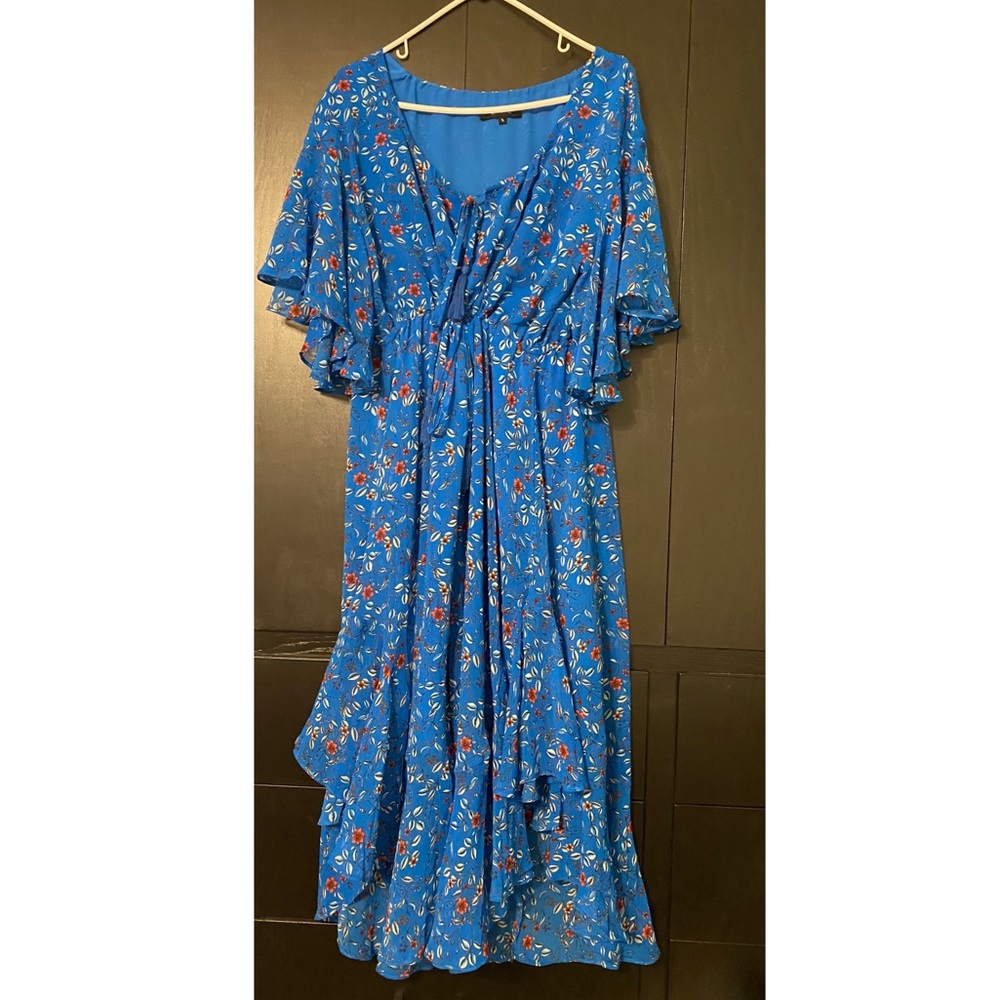 Flowy midi dress by oliviaceous